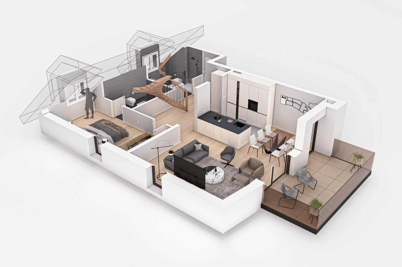 RESIDENCE DE LA FORGE A CRASIER. Lot A12