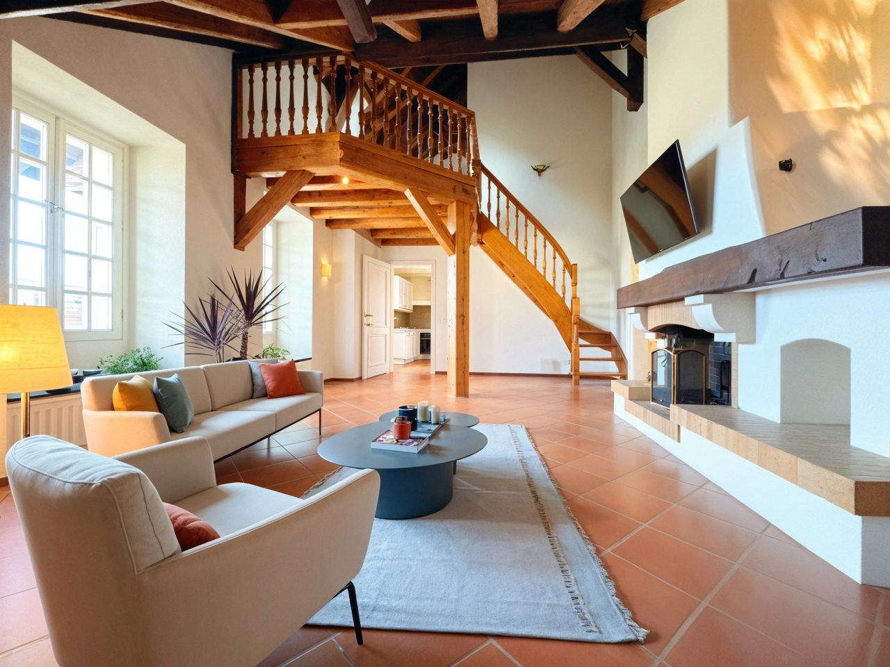 Superbe appartement 5p / 3 chambres + mezzanine / Balcon