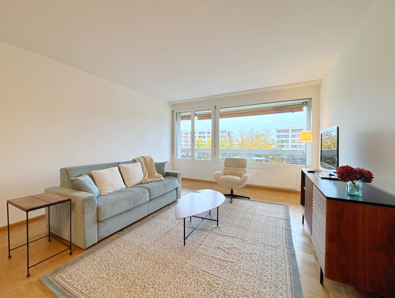 Bel appartement meublé de 3.5p aux Eaux-Vives