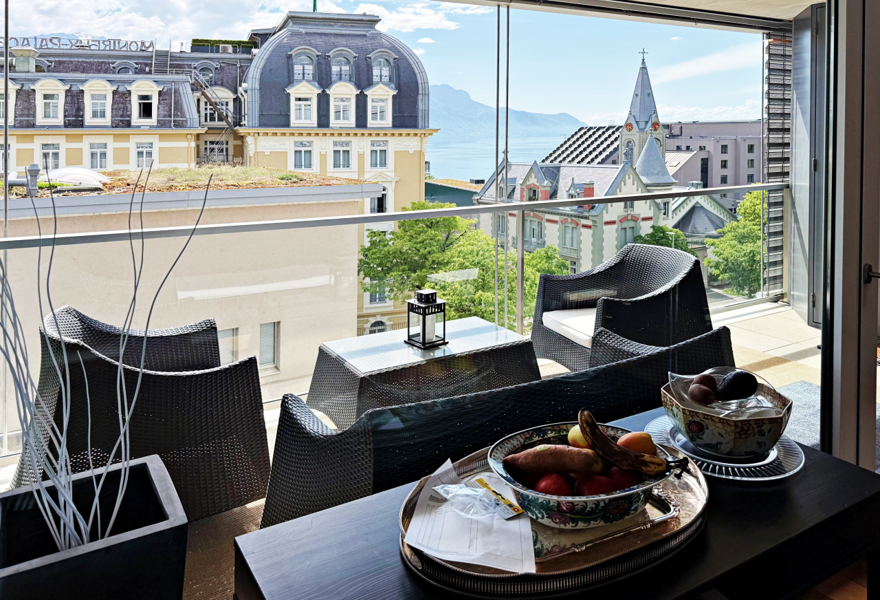 Bel appartement meublé de 4.5p au centre de Montreux disponible pour des locations de courte durée