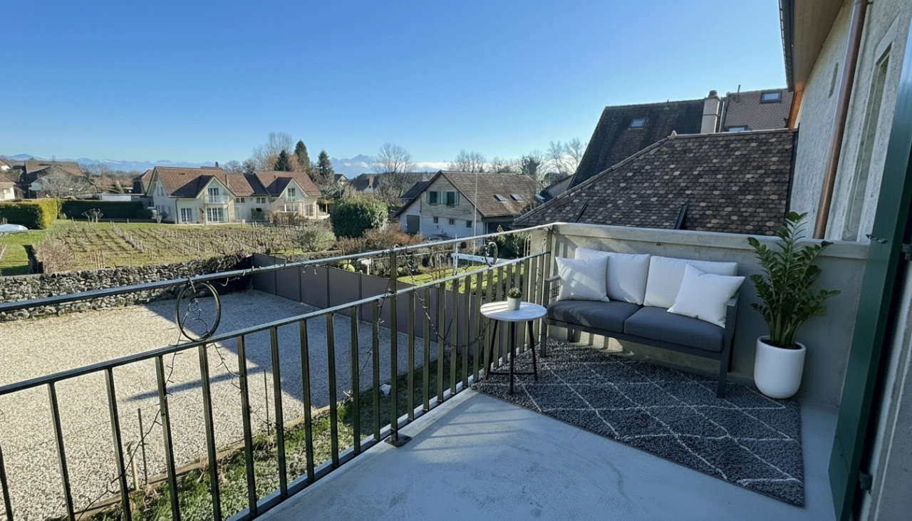 À louer – Magnifique appartement de 4.5 pièces à Féchy (VD)