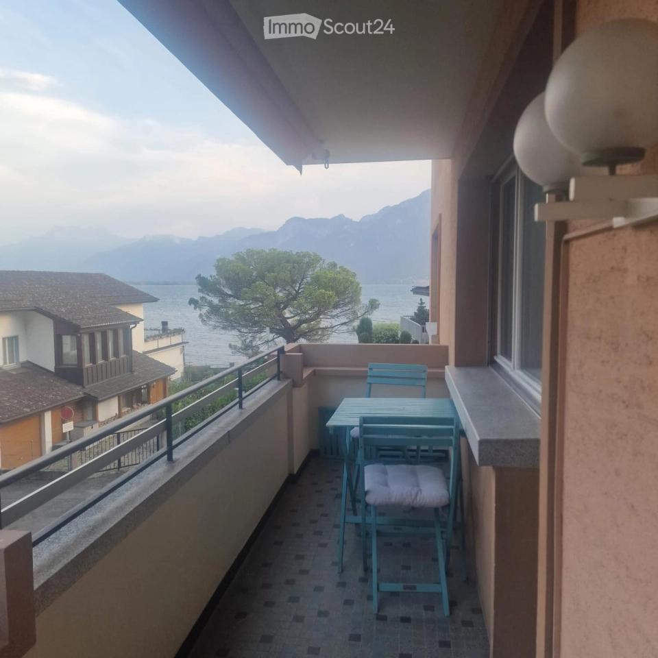 Bel appartement meublé de 2.5P à Clarens / 1 CHB / 1 SDB / 1 Balcon