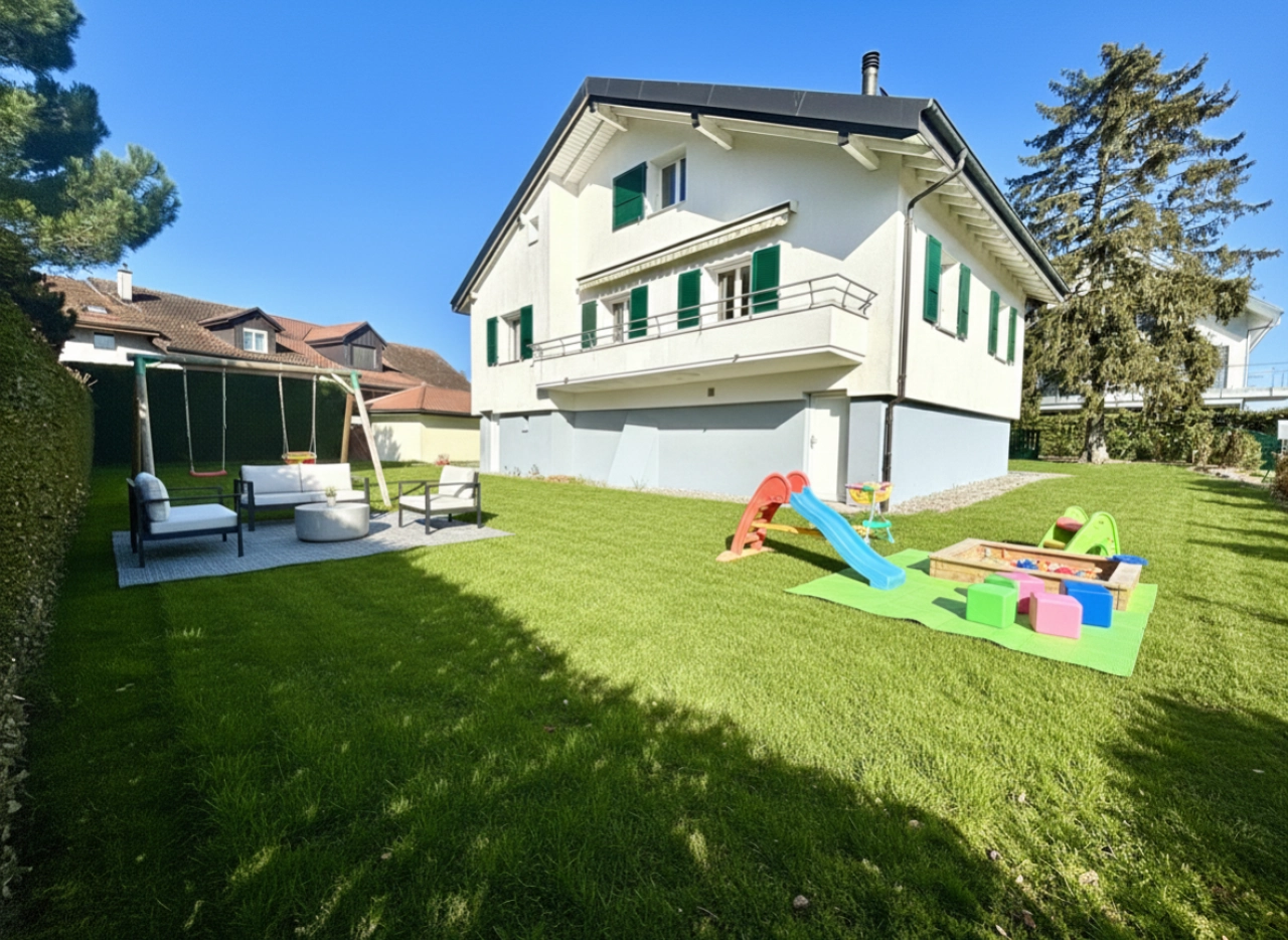 Villa individuelle rénovée de 3 chambres à coucher avec grand jardin à Bremblens-sur-Morges