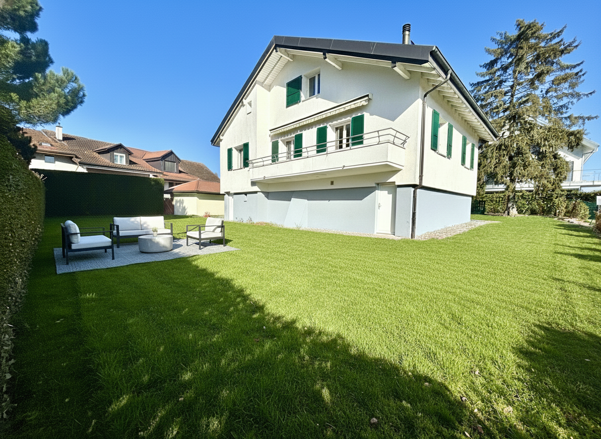 Villa individuelle rénovée de 3 chambres à coucher avec grand jardin à Bremblens-sur-Morges