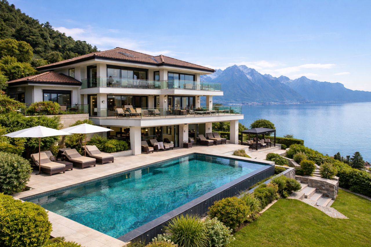 OFF MARKET - Propriété d’exception avec vue panoramique sur le lac Léman — Foto 1 von 1