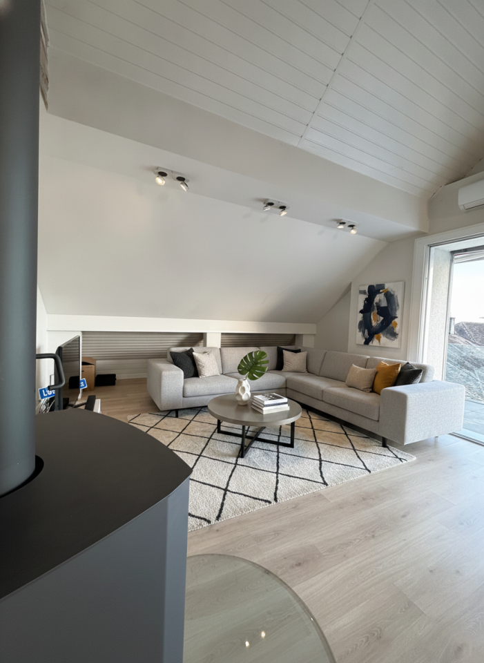 Bel appartement de 4.5 pièces - 3 chambres - balcon avec vue lac