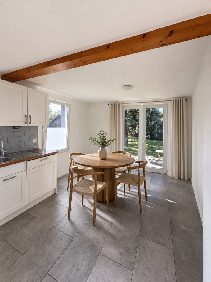 Très bel appartement de 2 pièces avec terrasse et jardin