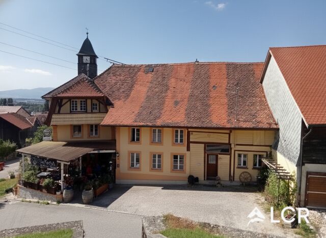Thierrens (Vaud) – Immeuble de caractère avec projet de transformation en 8 appartements PPE