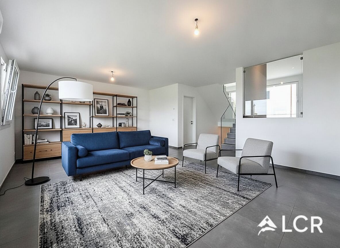 Magnifique appartement de 5.5P / 4 CHB / 2 SDB / 1 balcon / 1 Jardin /2 places de parc — Foto 1 von 17