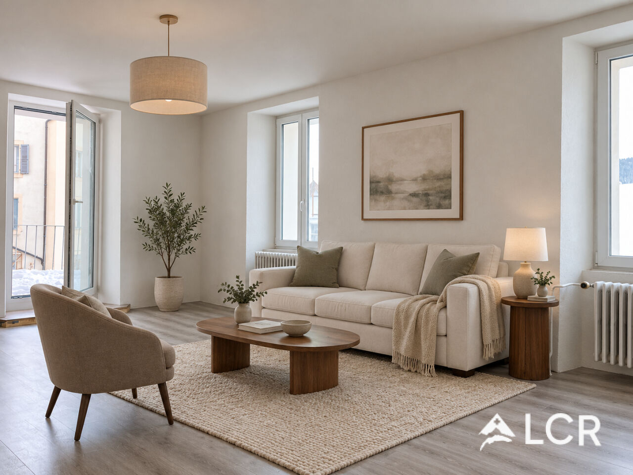 Bel appartement de 3.5p à Fleurier — Foto 1 von 13