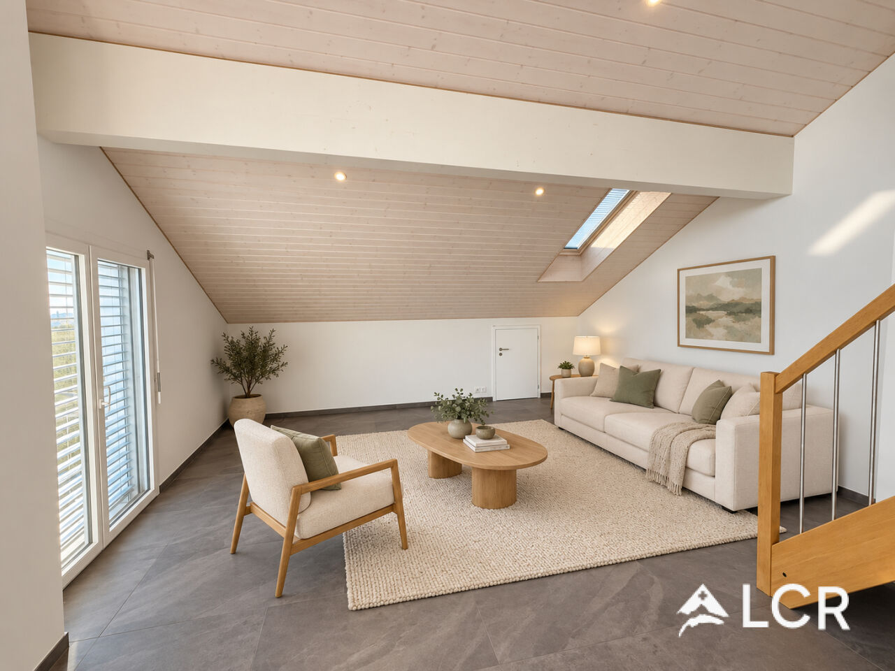 Bel appartement de 2.5p, avec mezzanine // Bottens — Foto 1 von 16